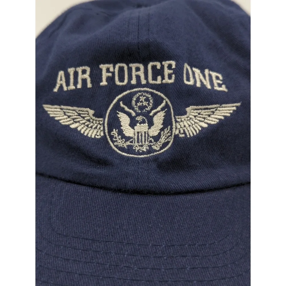 Fahrenheit‎ Air Force One Youth Baseball Cap Navy Blue Cotton Adjustable Hat